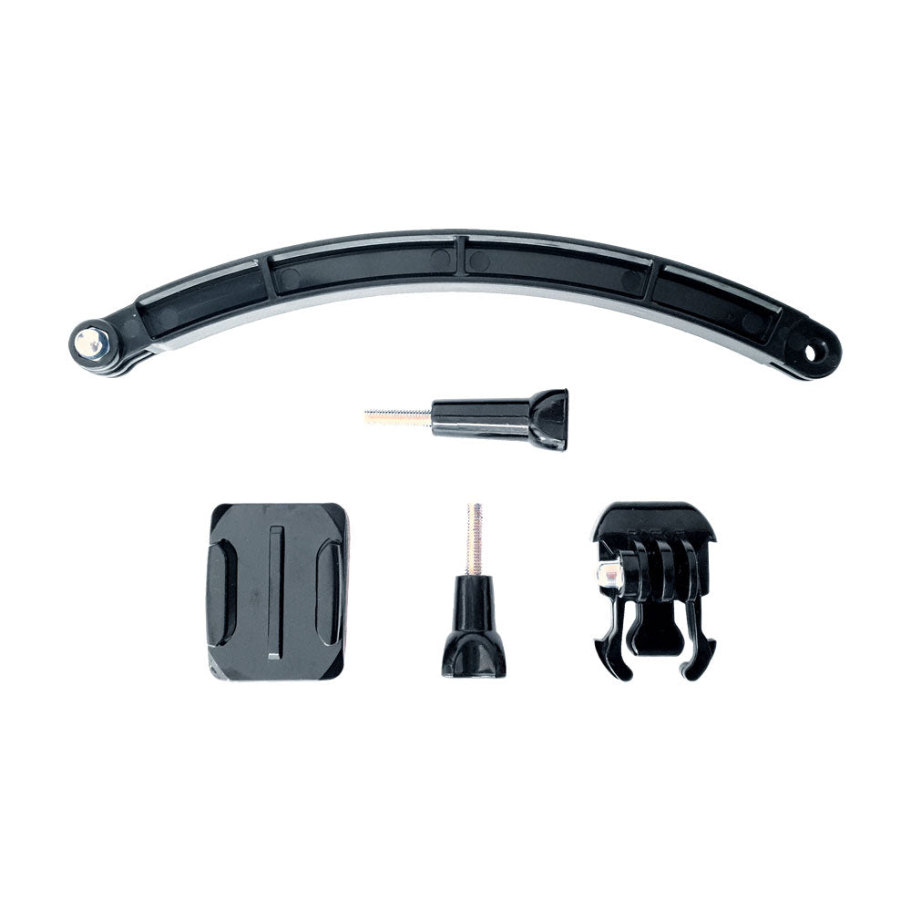 Base Casco Extensión Plástico Compatible GoPro Cámara Deportiva