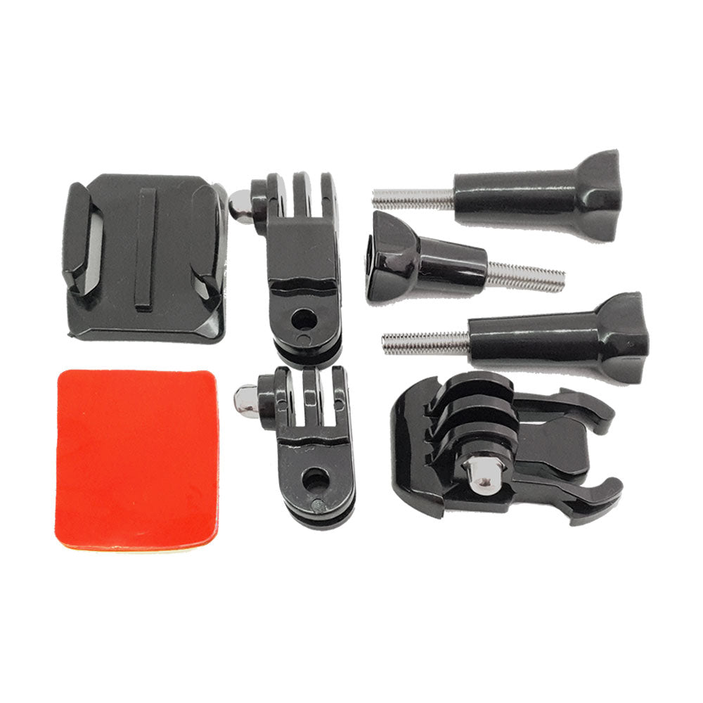 Base Casco Kit Lateral Compatible GoPro Cámaras Deportivas