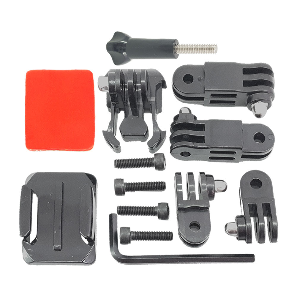 Base Casco Kit Mentón Compatible GoPro Cámaras Deportivas