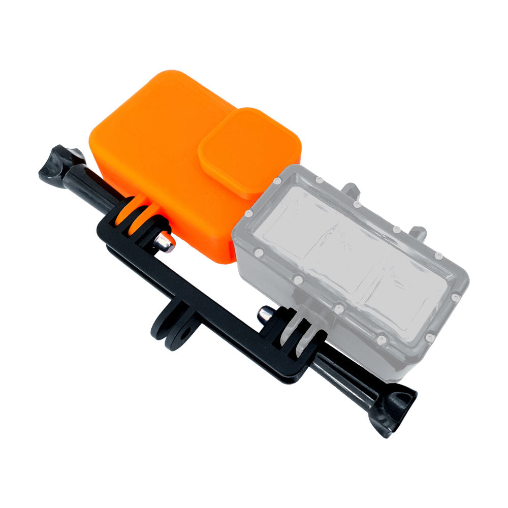 Base Doble Compatible GoPro Eken Sjcam Cámaras Deportivas