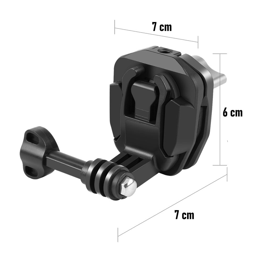Base Parabrisas Motocicleta Aluminio Para GoPro Cámaras Deportivas