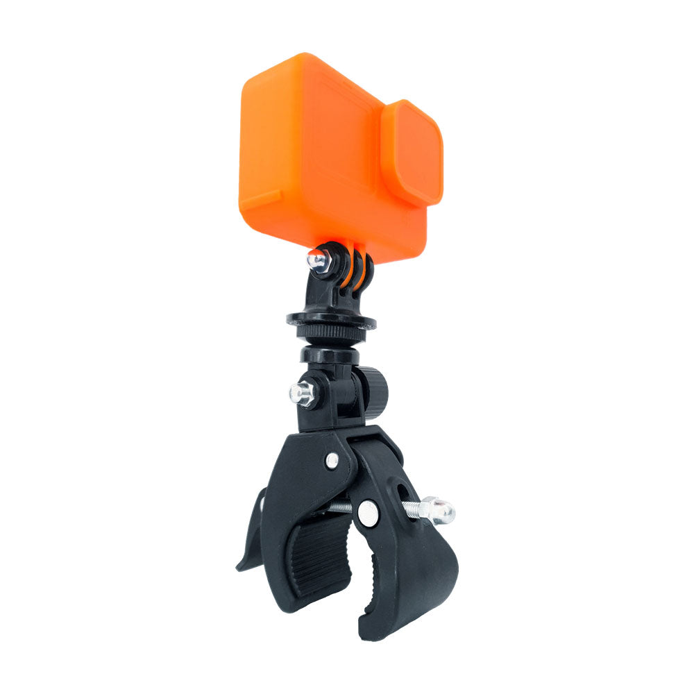 Base Tubular a Presión Bici Moto Compatible GoPro Cámaras Deportivas