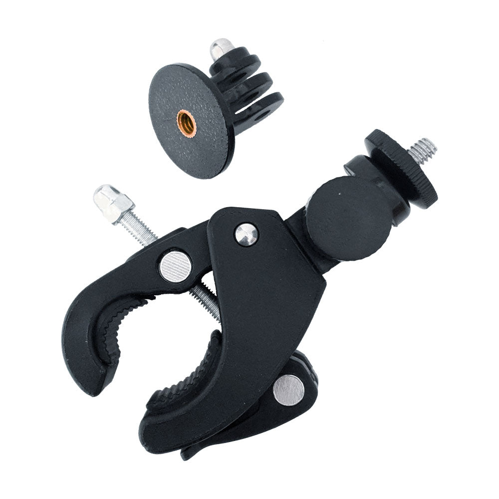 Base Tubular a Presión Bici Moto Compatible GoPro Cámaras Deportivas