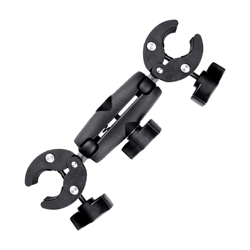 Base Tubular tipo RAM Grande con Doble Pinza Bicicleta Motocicleta Compatible GoPro Insta360