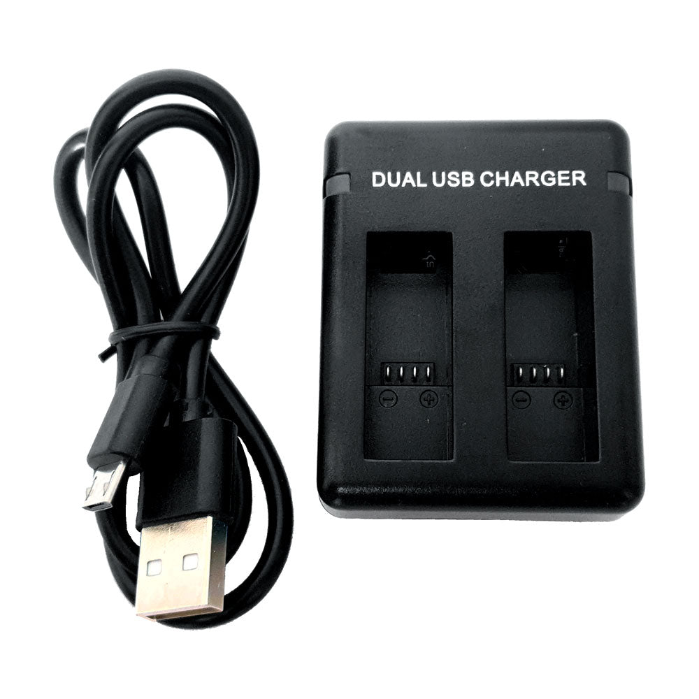 Cargador Baterías Doble Compatible GoPro Hero 8 7 6 5 2018