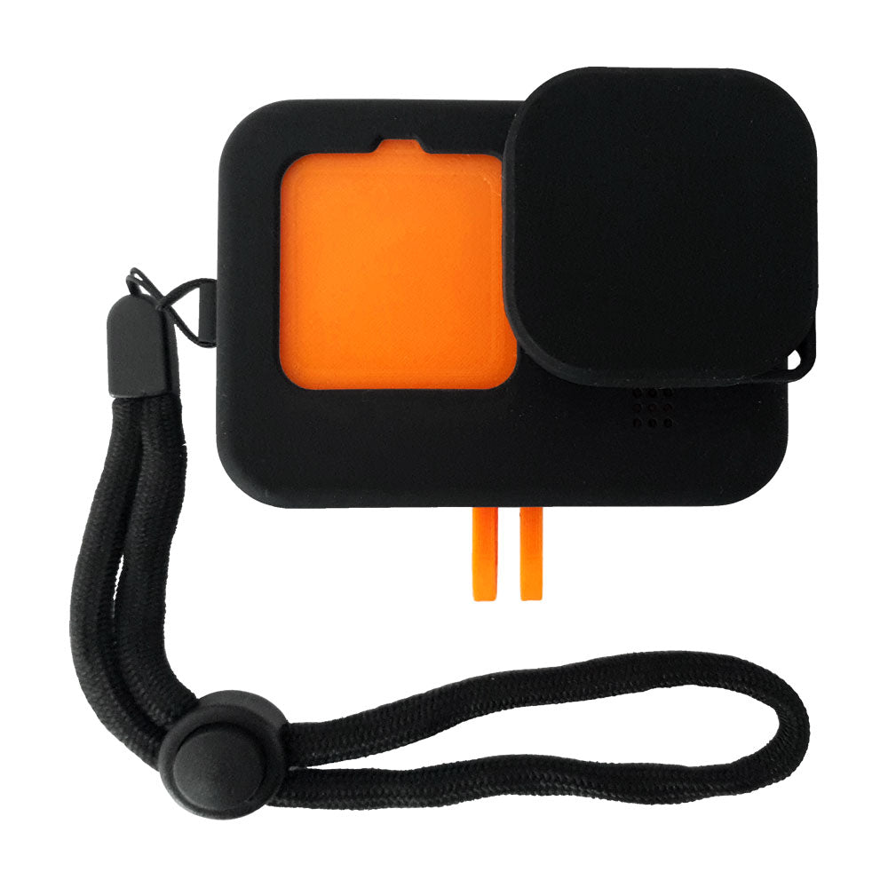 Funda Silicón Correa y Tapa Compatible GoPro Hero 9 Hero 10 Hero 11 Hero 12