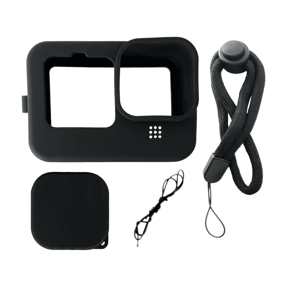 Funda Silicón Correa y Tapa Compatible GoPro Hero 9 Hero 10 Hero 11 Hero 12