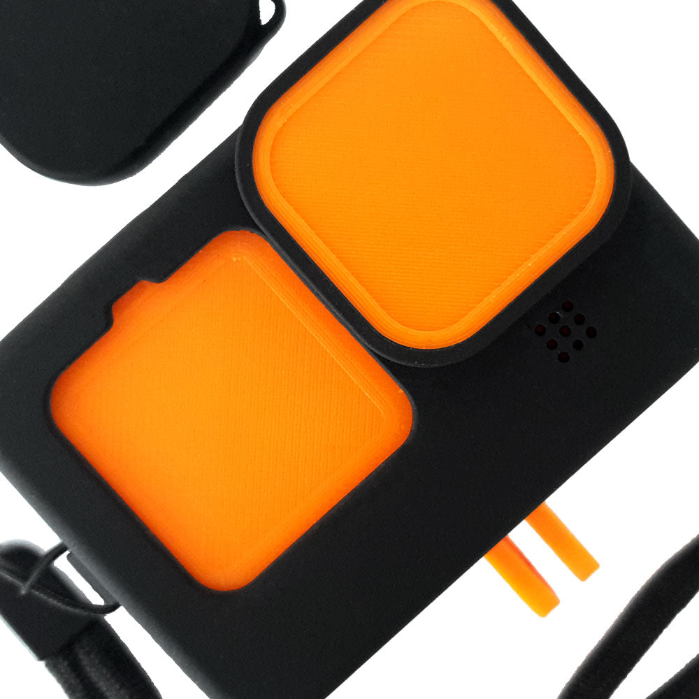 Funda Silicón Correa y Tapa Compatible GoPro Hero 9 Hero 10 Hero 11 Hero 12