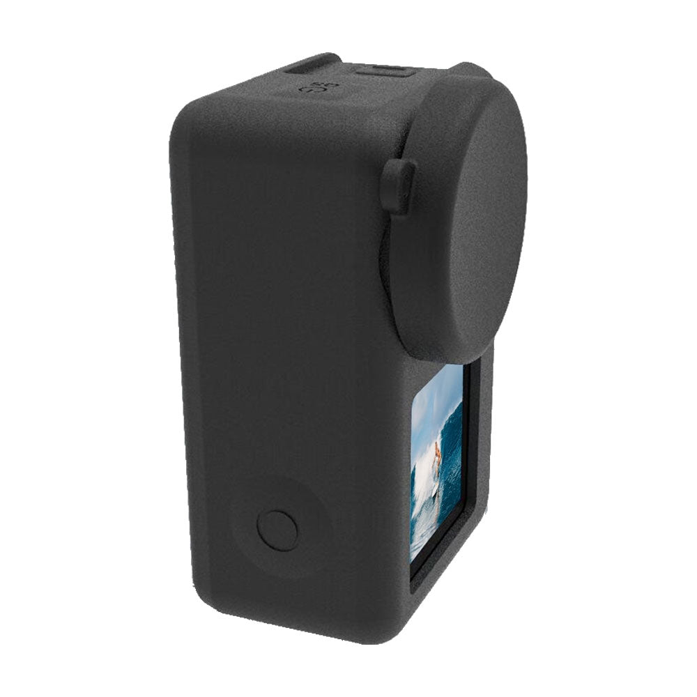 Funda Silicón con Tapa Lente Para Osmo Action 3/4/5 Pro