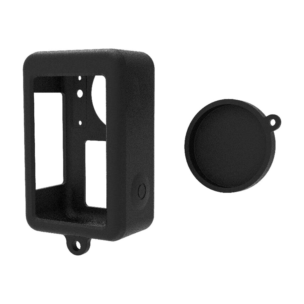 Funda Silicón con Tapa Lente Para Osmo Action 3/4/5 Pro