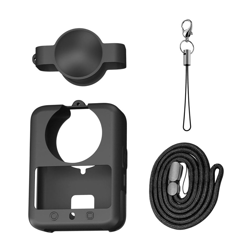 Funda Silicón con Tapas Lentes Protección Compatible DJI Osmo 360