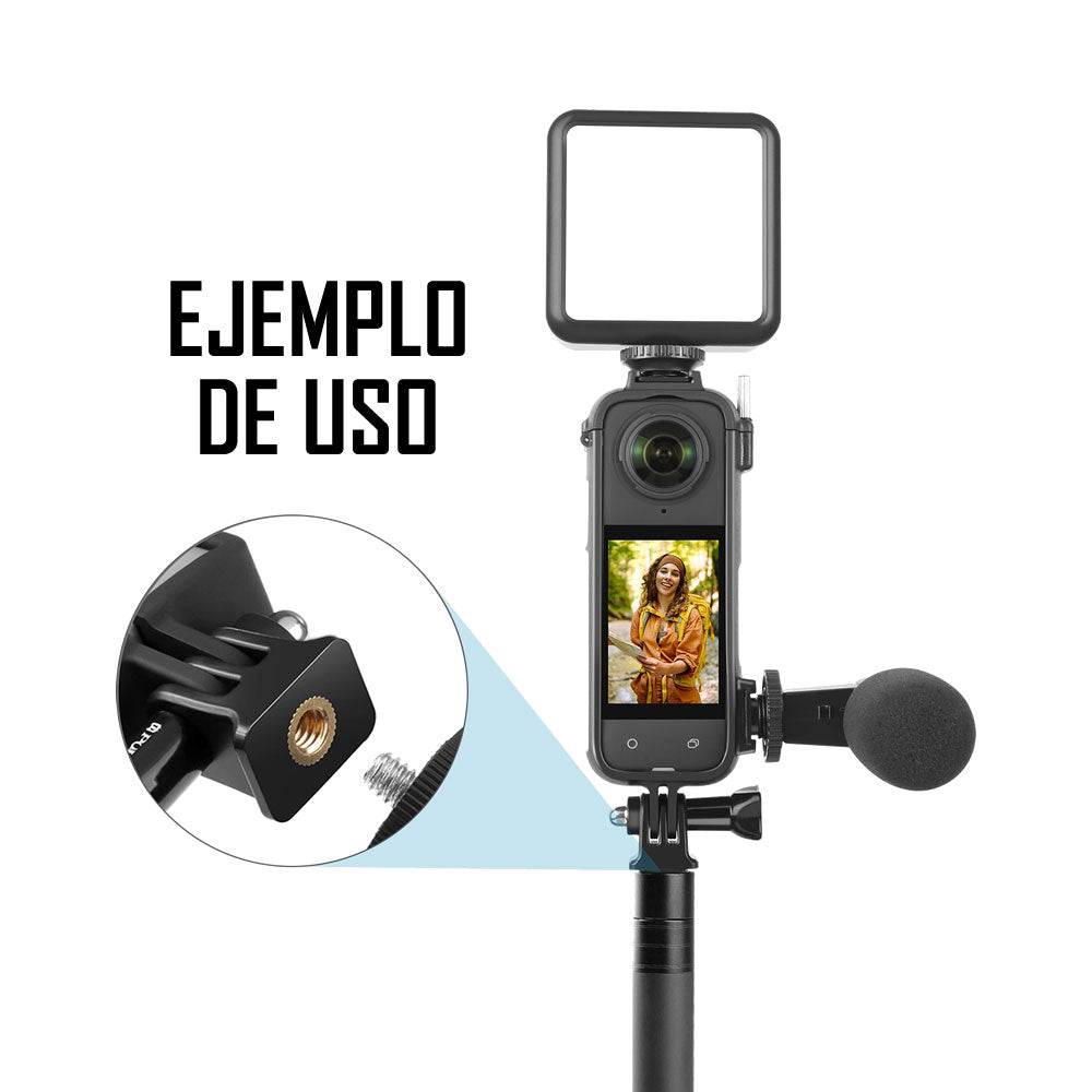 Marco Frame Case Plástico Compatible Insta360 X4