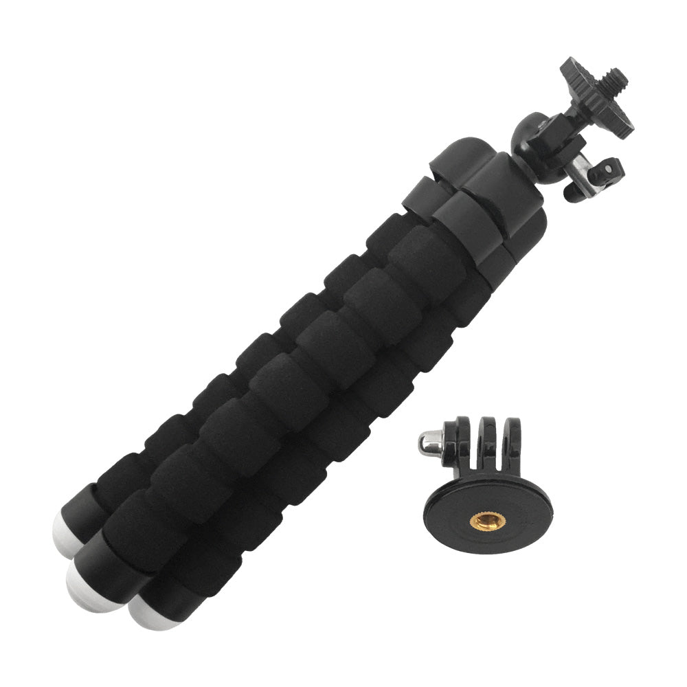 Tripié Flexible Sencillo Compatible GoPro Cámaras Deportivas