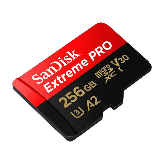 Tarjeta Memoria Sandisk Extreme PRO 256GB Original Compatible GoPro Insta360 Dron Cámaras Deportivas Clase 10 A2 V30 U3