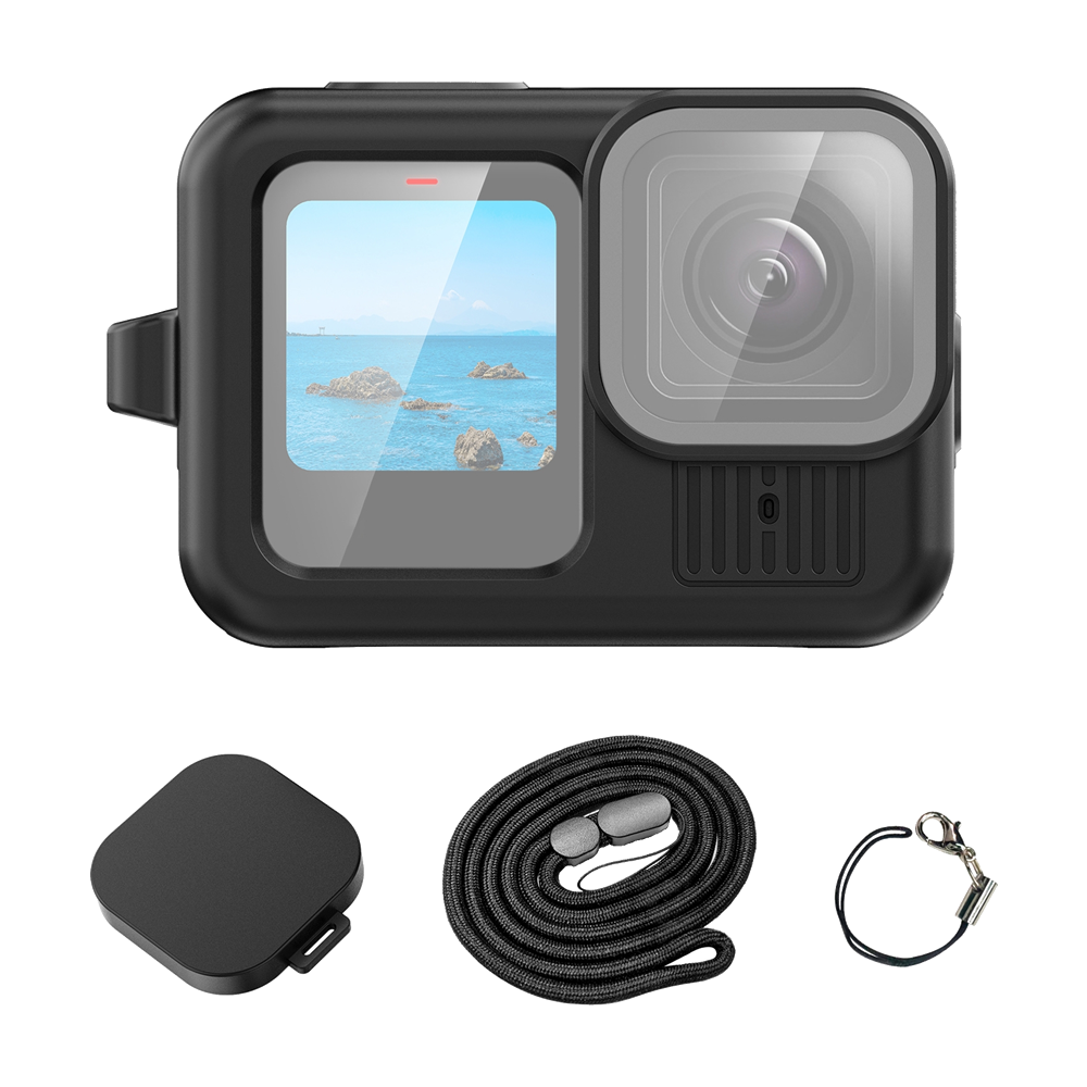 Funda Silicón Correa y Tapa Compatible GoPro Hero 13 Black