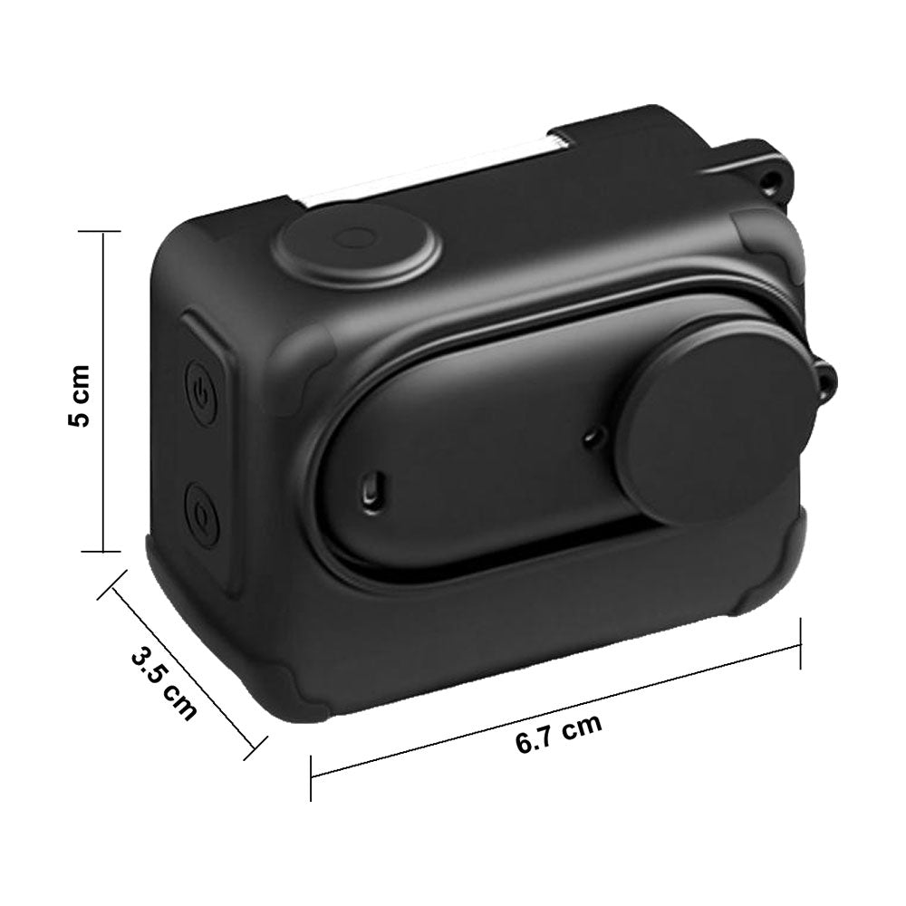 Funda Silicón, Correa y Tapa Grande Para Insta360 Go 3/3S