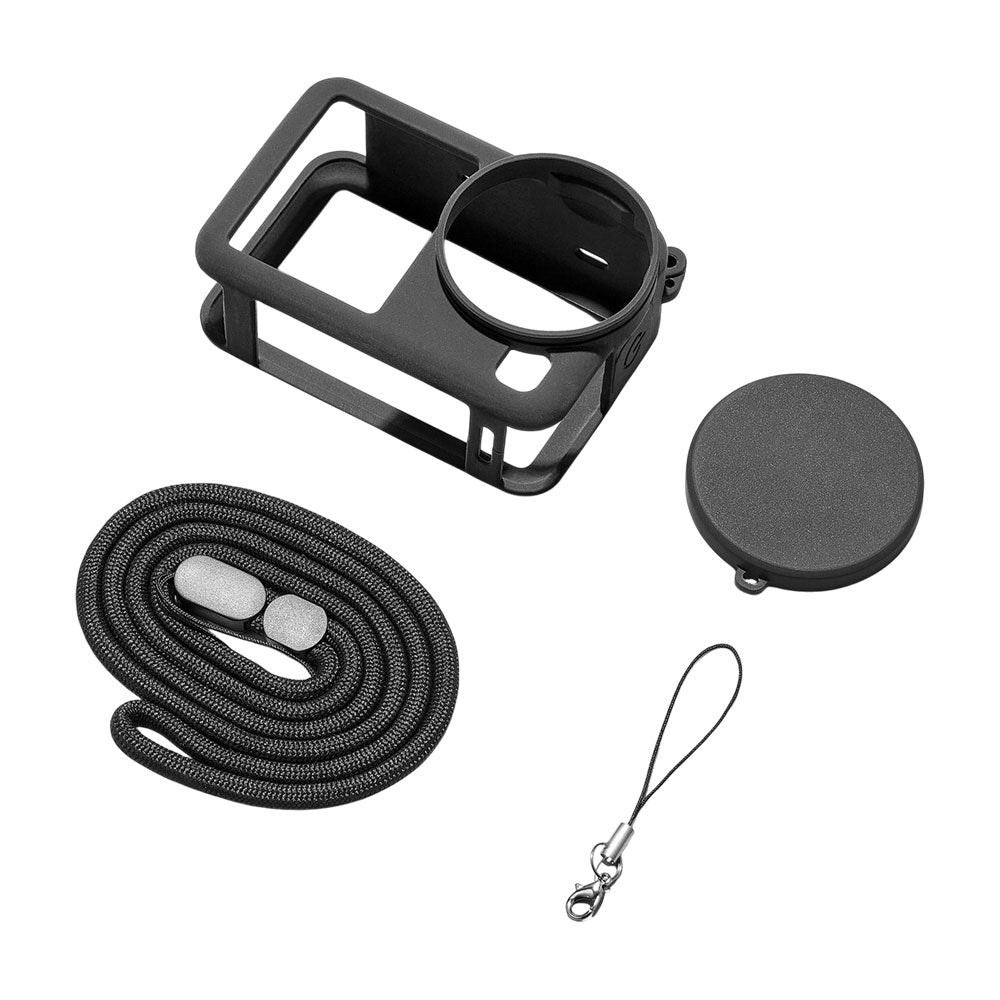 Funda Silicón Correa y Tapa Lente Para Osmo Action 6