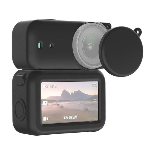 Funda Silicón y Tapa Lente Para Osmo Nano