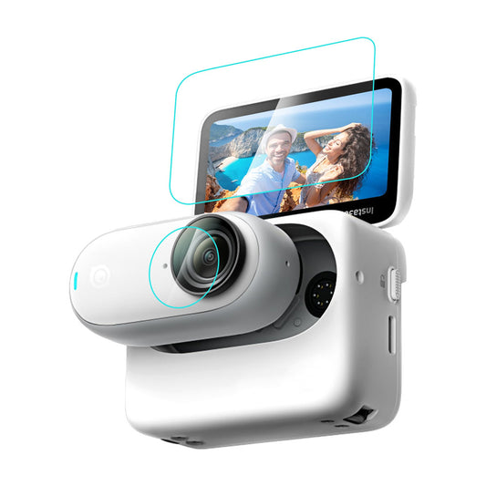 Cristales Templados Pantalla y Lente Protección Para Insta360 Go 3/3S