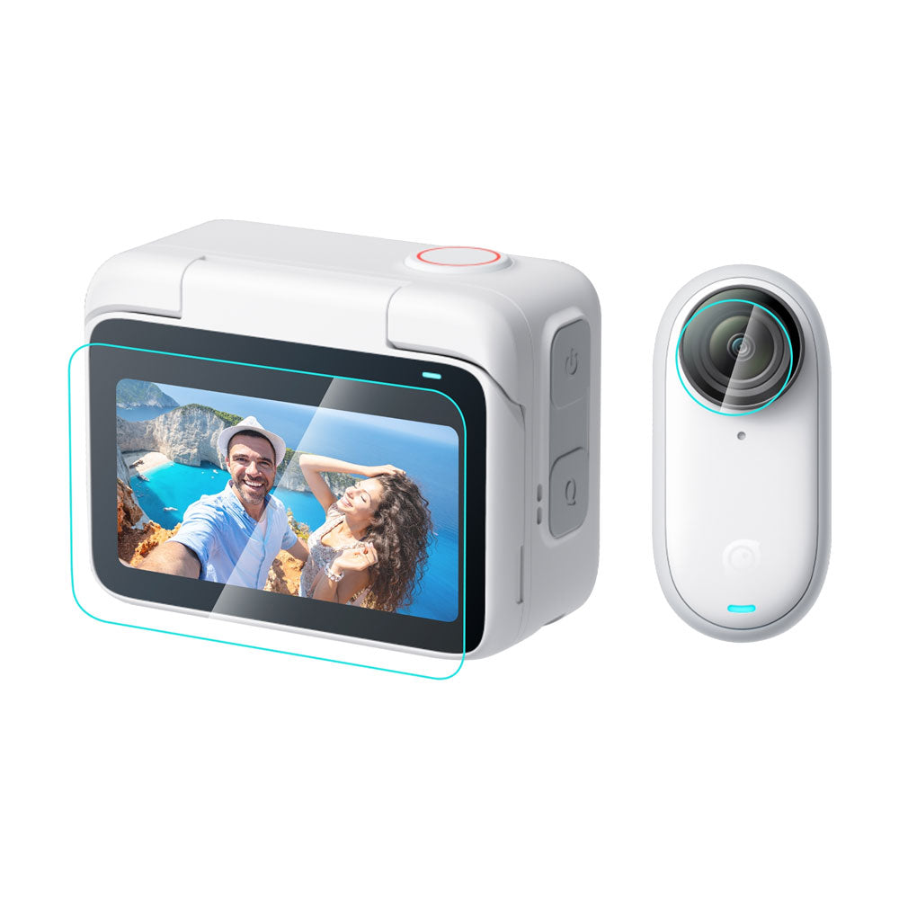 Cristales Templados Pantalla y Lente Protección Para Insta360 Go 3/3S