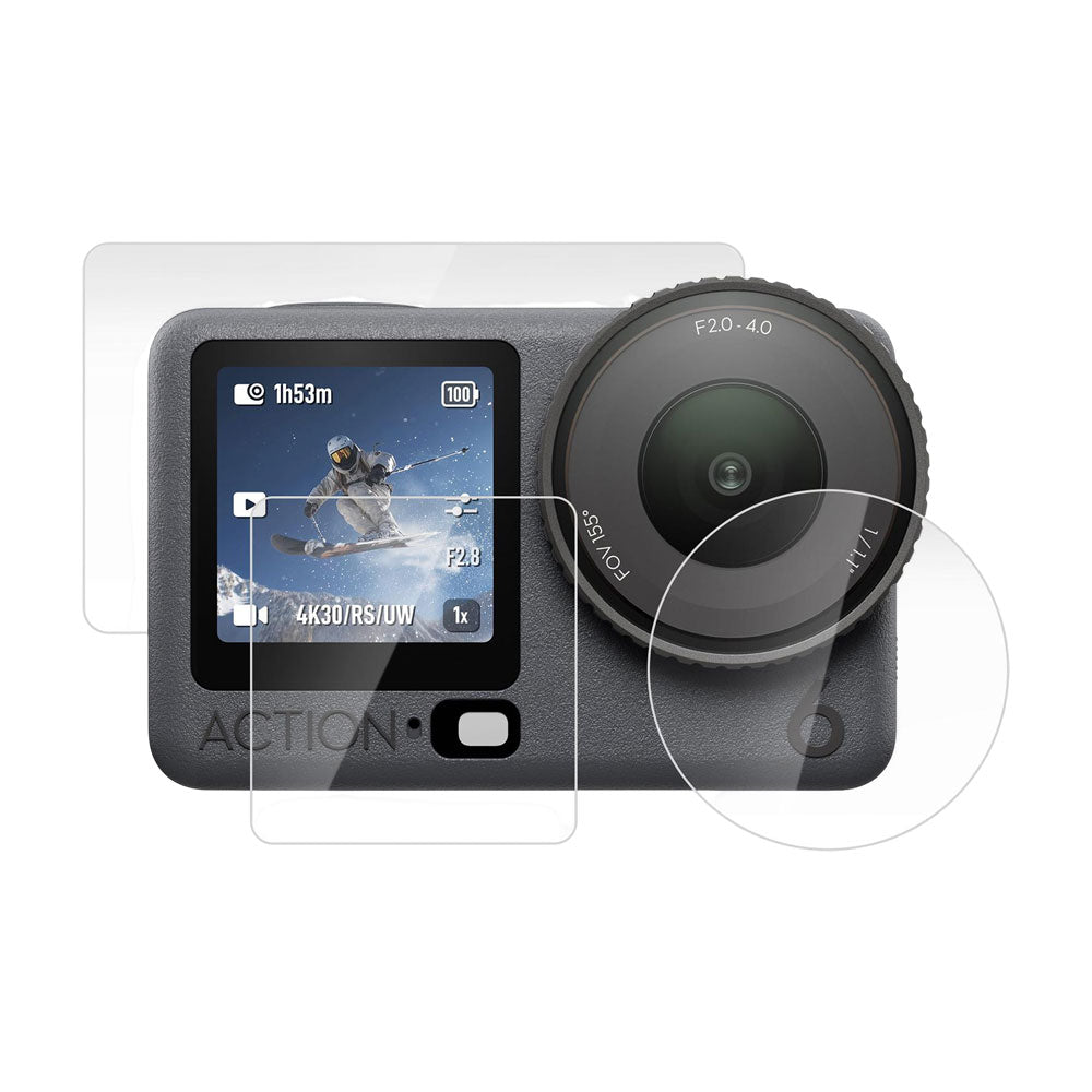 Cristales Templados Pantallas y Lente Protección Para Osmo Action 6